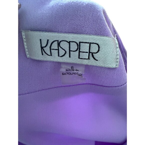 KASPER Light Purple Lavender Pencil Dress Size 8 - Picture 5 of 8